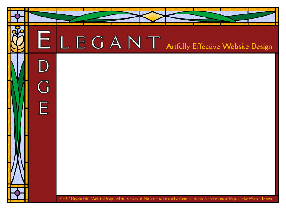 Elegant Edge Website Design Home Page